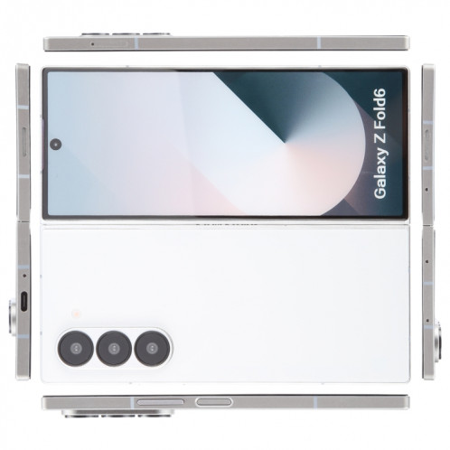 Pour Samsung Galaxy Z Fold6 Écran couleur factice non fonctionnel Modèle d'affichage factice (blanc) SH719W226-07
