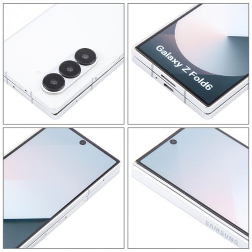 Pour Samsung Galaxy Z Fold6 Écran couleur factice non fonctionnel Modèle d'affichage factice (blanc) SH719W226-07