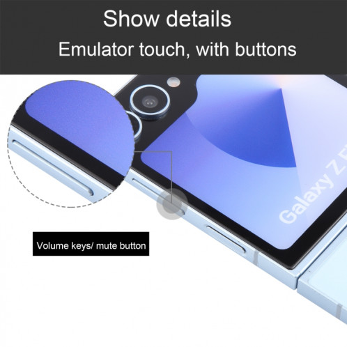 Pour Samsung Galaxy Z Flip6 Écran couleur factice non fonctionnel Modèle d'affichage factice (Bleu) SH720L475-07