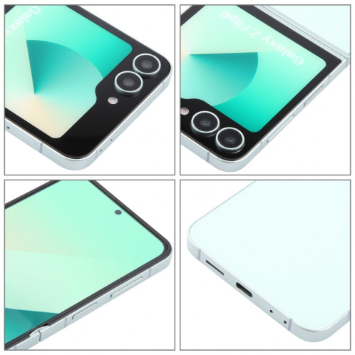 Pour Samsung Galaxy Z Flip6 Écran couleur factice non fonctionnel Modèle d'affichage factice (Cyan) SH20QC1347-07