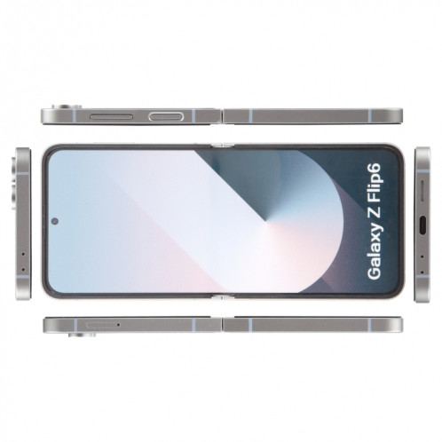 Pour Samsung Galaxy Z Flip6 Écran couleur factice non fonctionnel Modèle d'affichage factice (argent) SH720S773-07