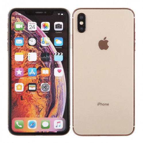 Modèle d'affichage factice factice d'écran non-couleur pour iPhone XS Max (or) SH722J687-06