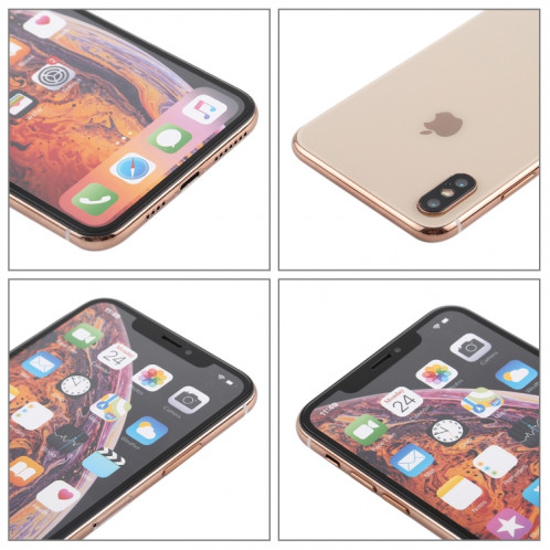 Modèle d'affichage factice factice d'écran non-couleur pour iPhone XS Max (or) SH722J687-06