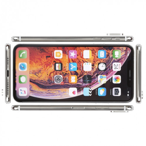 Modèle d'affichage factice factice d'écran non-couleur pour iPhone XS Max (blanc) SH722W702-06