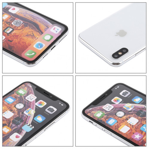 Modèle d'affichage factice factice d'écran non-couleur pour iPhone XS Max (blanc) SH722W702-06