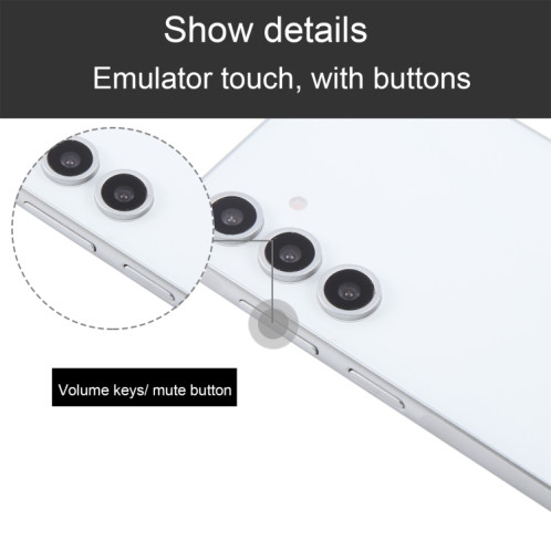 Pour Samsung Galaxy A16 Écran noir non fonctionnel Modèle d'affichage factice factice (blanc) SH723W861-07