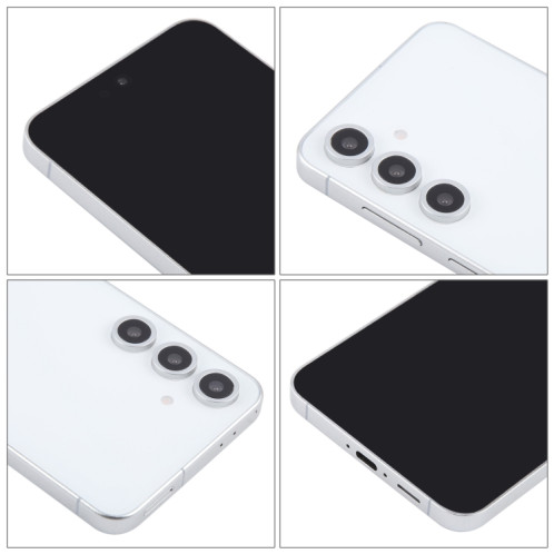 Pour Samsung Galaxy S24 FE 5G Écran noir non fonctionnel Modèle d'affichage factice factice (blanc) SH724W1220-07