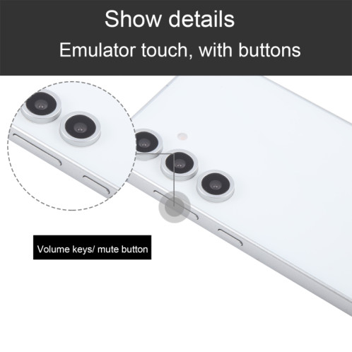 Pour Samsung Galaxy S24 FE 5G Écran noir non fonctionnel Modèle d'affichage factice factice (blanc) SH724W1220-07