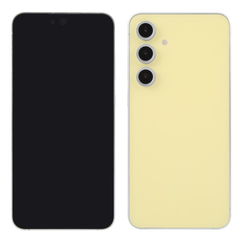 Pour Samsung Galaxy S24 FE 5G Écran noir non fonctionnel Modèle d'affichage factice factice (jaune) SH724Y1820-07