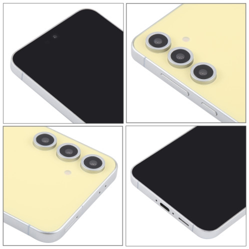 Pour Samsung Galaxy S24 FE 5G Écran noir non fonctionnel Modèle d'affichage factice factice (jaune) SH724Y1820-07