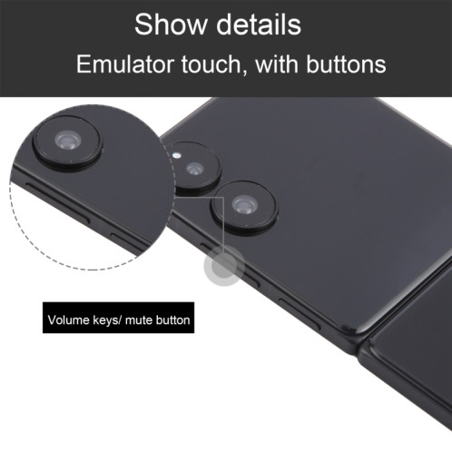 Pour Xiaomi MIX Flip Écran noir Faux modèle d'affichage factice non fonctionnel (noir) SH725B607-07