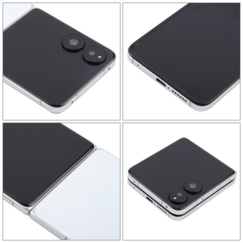 Pour Xiaomi MIX Flip Écran noir Faux modèle d'affichage factice non fonctionnel (blanc) SH725W1027-07