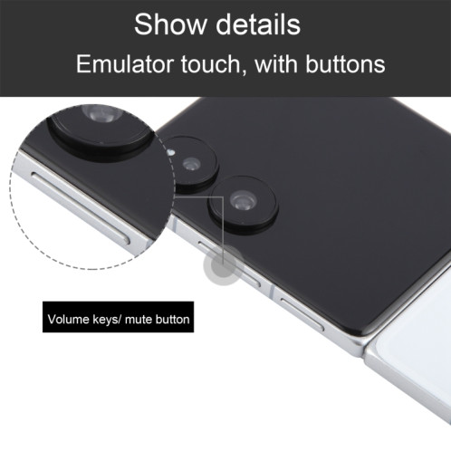 Pour Xiaomi MIX Flip Écran noir Faux modèle d'affichage factice non fonctionnel (blanc) SH725W1027-07
