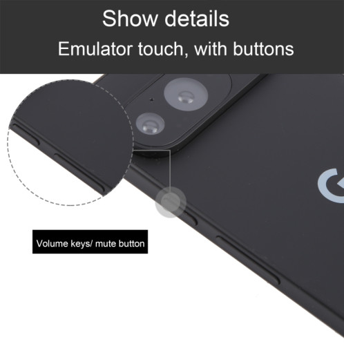 Pour Google Pixel 9 Écran noir Modèle d'affichage factice non fonctionnel (noir) SH726B1303-07