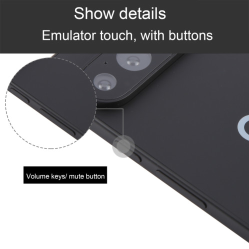Pour Google Pixel 9 Pro Écran noir Modèle d'affichage factice non fonctionnel (noir) SH727B191-07
