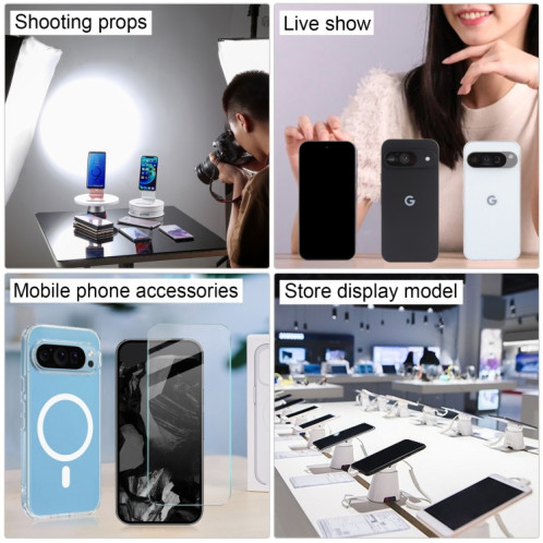 Pour Google Pixel 9 Pro Écran noir Modèle d'affichage factice non fonctionnel (porcelaine) SH727W908-07
