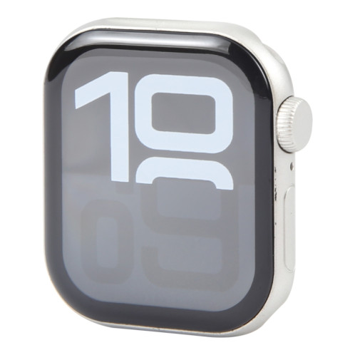 Pour Apple Watch Series 10 42 mm écran couleur faux modèle d'affichage factice non fonctionnel, pour photographier le bracelet de montre, sans bracelet de montre (argent) SH610S77-08