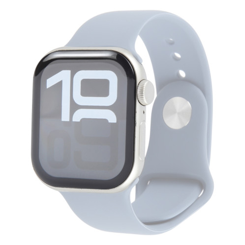 Pour Apple Watch Series 10 46 mm écran couleur faux modèle d'affichage factice non fonctionnel, pour photographier le bracelet de montre, sans bracelet de montre (argent) SH611S1845-08