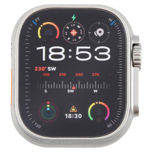 Pour Apple Watch Ultra 2 49 mm, écran couleur, modèle factice non fonctionnel (beige blanc) SH14EW1767-08
