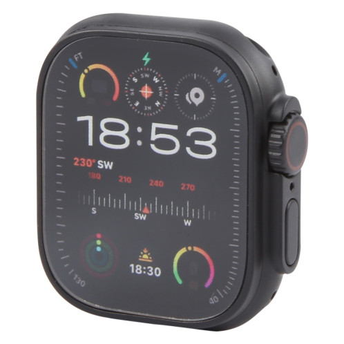 Pour Apple Watch Ultra 2 49 mm écran couleur faux modèle d'affichage factice non fonctionnel, pour photographier le bracelet de montre, sans bracelet de montre (noir) SH615B1368-08