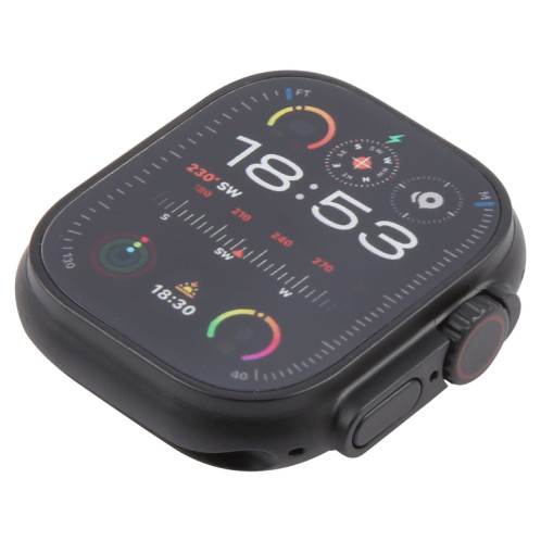 Pour Apple Watch Ultra 2 49 mm écran couleur faux modèle d'affichage factice non fonctionnel, pour photographier le bracelet de montre, sans bracelet de montre (noir) SH615B1368-08