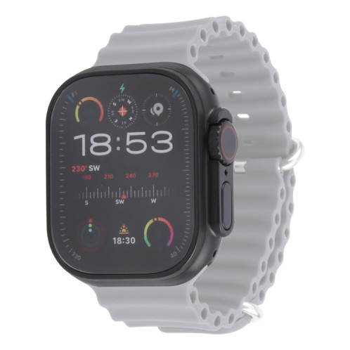 Pour Apple Watch Ultra 2 49 mm écran couleur faux modèle d'affichage factice non fonctionnel, pour photographier le bracelet de montre, sans bracelet de montre (noir) SH615B1368-08