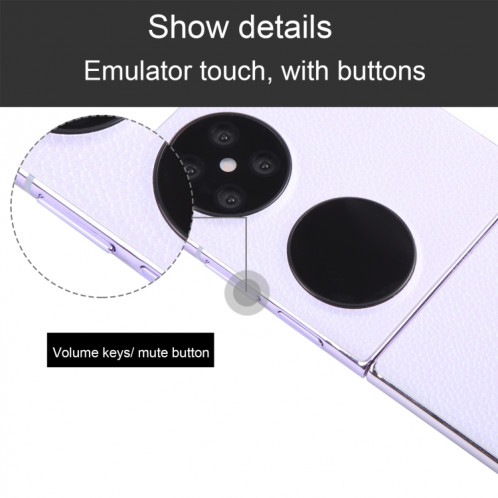 Pour Huawei Pocket 2 Écran noir faux modèle d'affichage factice non fonctionnel (violet) SH689P1500-07