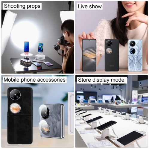 Pour Huawei Pocket 2 Écran noir Faux modèle d'affichage factice non fonctionnel (Blanc) SH689W166-07
