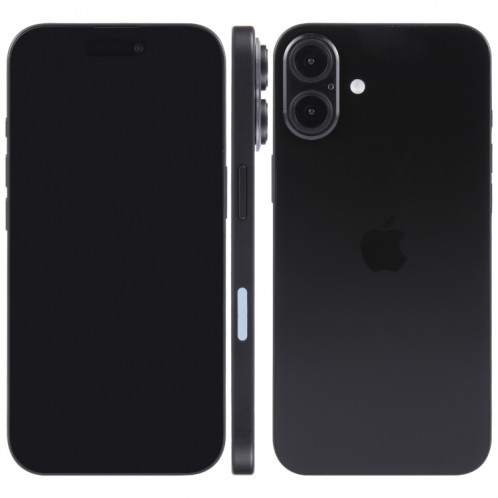 Pour iPhone 16, écran noir, faux modèle d'affichage factice non fonctionnel (noir) SH692B776-07