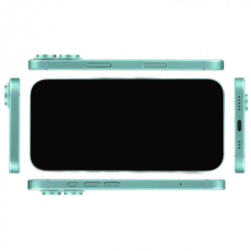 Pour iPhone 16, écran noir, modèle factice non fonctionnel (vert) SH692G1334-07