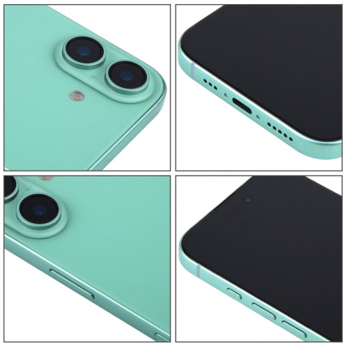 Pour iPhone 16, écran noir, modèle factice non fonctionnel (vert) SH692G1334-07