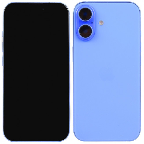Pour iPhone 16, écran noir, faux modèle d'affichage factice non fonctionnel (bleu) SH692L1911-07