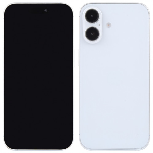Pour iPhone 16, écran noir, faux modèle d'affichage factice non fonctionnel (blanc) SH692W1523-07