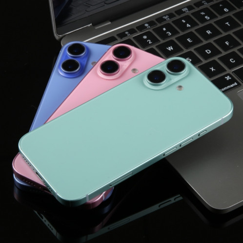 Pour iPhone 16, écran noir, faux modèle d'affichage factice non fonctionnel (blanc) SH692W1523-07