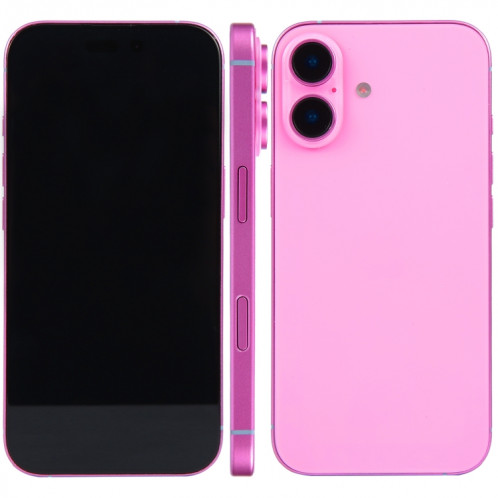 Pour iPhone 16 Plus, écran noir, faux modèle d'affichage factice non fonctionnel (rose) SH693F481-07