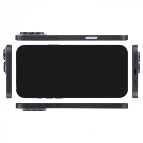 Pour iPhone 16 Pro, écran noir, faux modèle d'affichage factice non fonctionnel (noir) SH694B1861-07