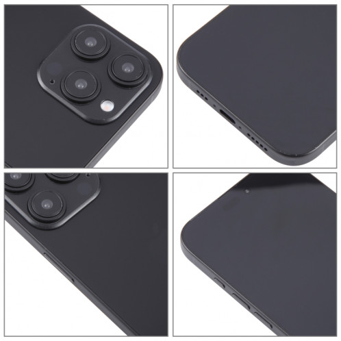 Pour iPhone 16 Pro, écran noir, faux modèle d'affichage factice non fonctionnel (noir) SH694B1861-07