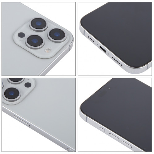 Pour iPhone 16 Pro, écran noir, faux modèle d'affichage factice non fonctionnel (gris) SH694H16-07