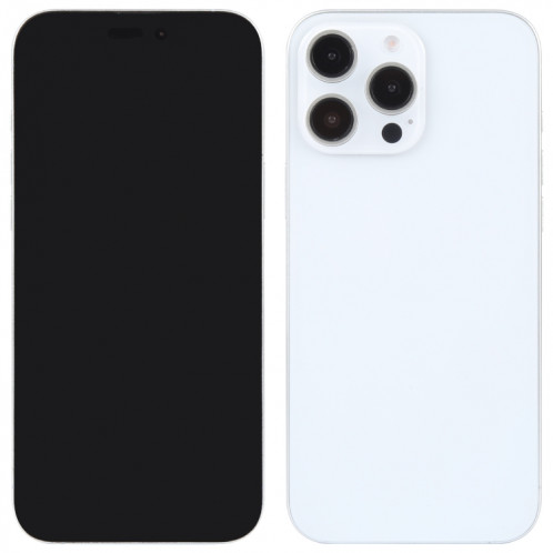 Pour iPhone 16 Pro, écran noir, faux modèle d'affichage factice non fonctionnel (blanc) SH694W1230-07