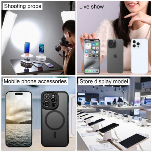 Pour iPhone 16 Pro, écran noir, faux modèle d'affichage factice non fonctionnel (noir) SH694B1861-07