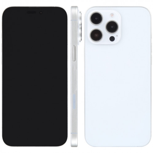iPhone 16 Pro Max factice Écran noir (blanc) SH695W1677-07