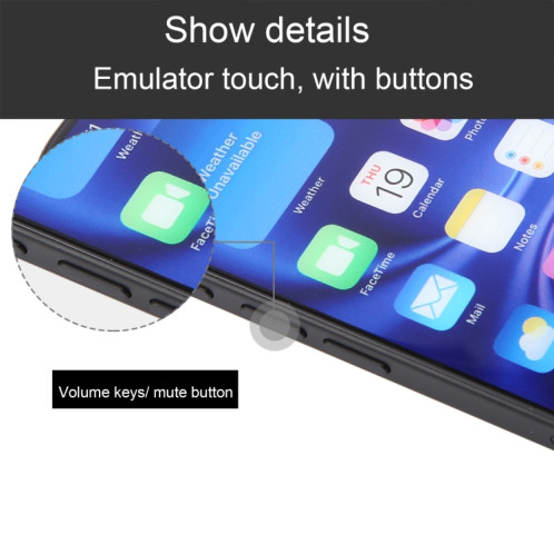 Pour iPhone 16, écran couleur, modèle factice non fonctionnel (noir) SH700B1654-07