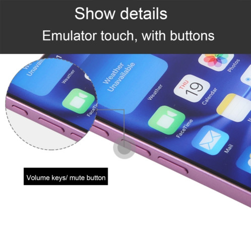 Pour iPhone 16 Plus, écran couleur, modèle factice non fonctionnel (rose) SH701F733-07