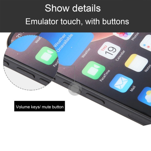 Pour iPhone 16 Pro, écran couleur, modèle factice non fonctionnel (noir) SH702B284-07