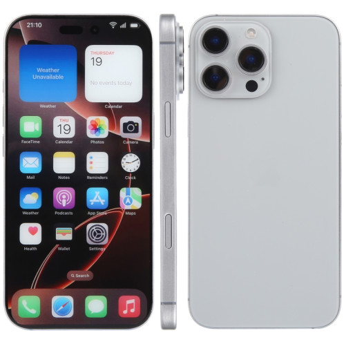 Pour iPhone 16 Pro, écran couleur, modèle factice non fonctionnel (naturel) SH702H807-07