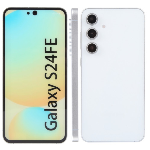 Pour Samsung Galaxy S24 FE 5G Écran couleur non fonctionnel Modèle d'affichage factice factice (blanc) SH724W1063-07