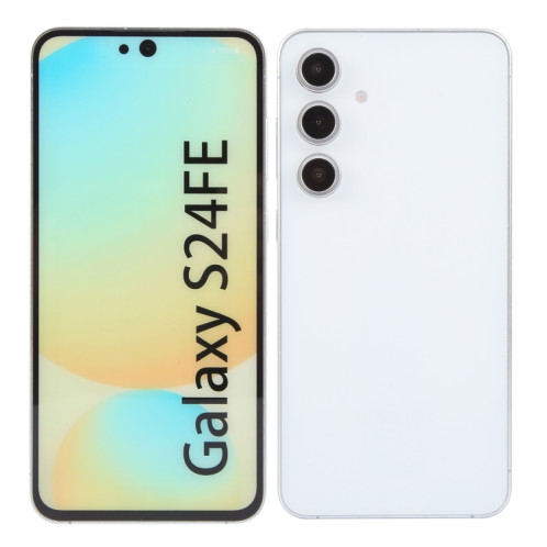 Pour Samsung Galaxy S24 FE 5G Écran couleur non fonctionnel Modèle d'affichage factice factice (blanc) SH724W1063-07