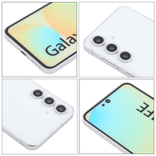Pour Samsung Galaxy S24 FE 5G Écran couleur non fonctionnel Modèle d'affichage factice factice (blanc) SH724W1063-07