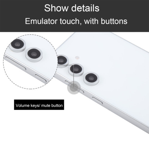 Pour Samsung Galaxy S24 FE 5G Écran couleur non fonctionnel Modèle d'affichage factice factice (blanc) SH724W1063-07