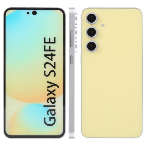 Pour Samsung Galaxy S24 FE 5G Écran couleur factice non fonctionnel Modèle d'affichage factice (jaune) SH724Y288-07